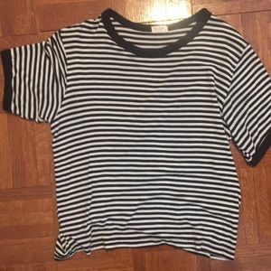 Black and white stripped shirt